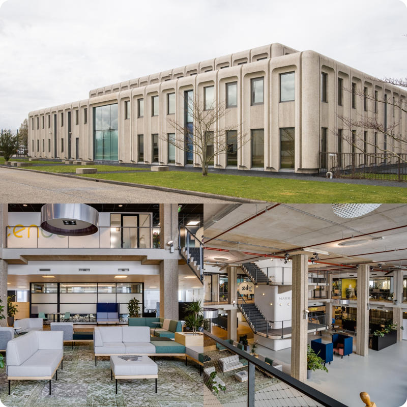 Vaste Lande collage kleur